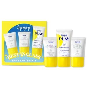 Supergoop! Best In Class SPF Starter Kit - NWT